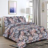 Montrose 3Pcs Printed King Size Bedsheet