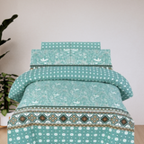 3Pcs Printed Double Bedsheet