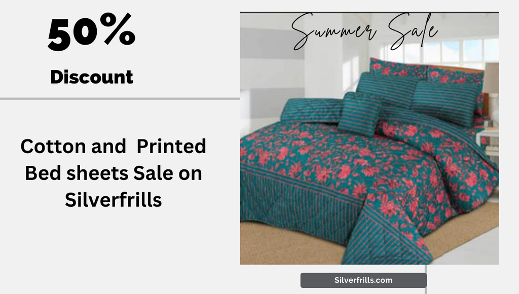 Summer Sale: Floral Cotton Printed Bedsheets for a Fresh Bedroom Look