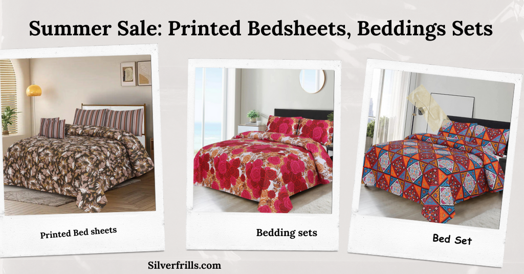 Summer Sale: Printed Bedsheets, Beddings Sets & Dining Table Runners