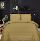 Olivie Green Stripe-Bed Sheet Set (T-300)