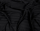 Black Stripe-Bed Sheet Set (T-300)