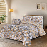 Ditsy 3Pcs Printed King Size Bedsheet