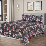 Keron 3Pcs Printed Double Bedsheet King