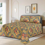 3pcs printed bedsheet, double bed  spread