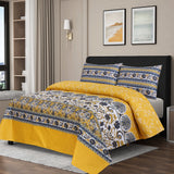 Cosgrove 3Pcs Printed King Size Bedsheet