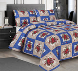 Euphoria 3Pcs Printed King Size Bedsheet