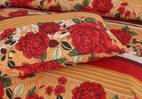 Orelza 3Pcs Printed Double Bedsheet