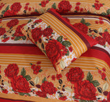 Orelza 3Pcs Printed Double Bedsheet