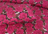 Cherish Floral 3Pcs Printed King Size Bedsheet