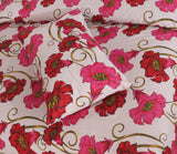 Gillan Floral 3Pcs Printed King Size Bedsheet