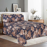 Floral 5Pcs Printed King Size Bedsheet