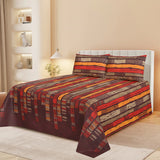 Rigne 3Pcs Printed bedsheet