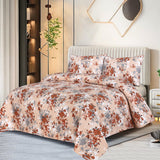 Mengary 3pcs Printed Double Bedsheet