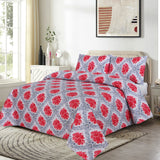 Cloach 3pcs Printed King Size Bedsheet