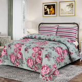 Ciaran 3Pcs Printed King Size Bedsheet