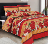 Orelza 3Pcs Printed Double Bedsheet