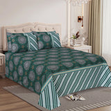 Elektra 3Pcs Printed King Size Bedsheet