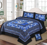 Midori 4Pcs Panel Print Bedsheet Set