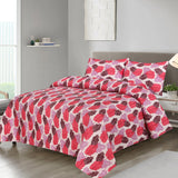 Lynaty 3pcs Printed Double Bedsheet