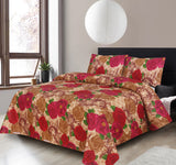 Cherish 3Pcs Printed King Size Bedsheet