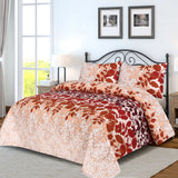 3pcs printed bedsheet, double bed spread