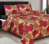 Cherish 3Pcs Printed King Size Bedsheet