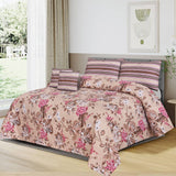 Candice brown 5Pcs PrintedKing Size Bedsheet