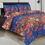 Cherish 3Pcs Printed King Size Bedsheet