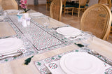 7 Pcs Traditional Table Runner & Placemats