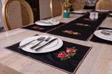 7 Pcs Embroidered Table Runner & Placemats