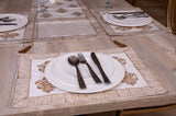 7 Pcs Block Print Table Runner & Placemats