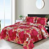 Alpen 3Pcs Printed King Size Bedsheet