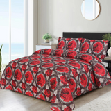 Sahara 3Pcs Printed Double Bedsheet