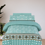 5Pcs Printed Double Bedsheet