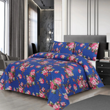 Wieldy 3pcs Printed Double Bedsheet