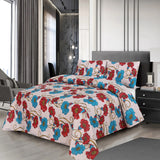 Eidetis 3Pcs Printed King Size Bedsheet